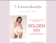 Tablet Screenshot of linnenkastje.be